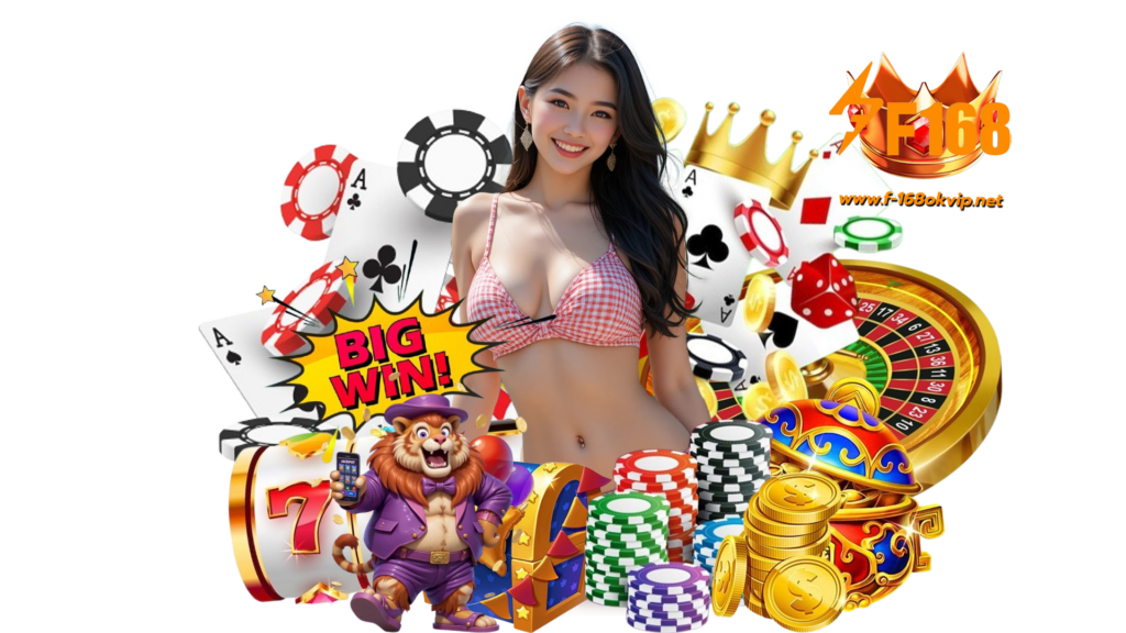 f168 okvip เกมคาสิโนชั้นนำไม่มีเอเย่นต์ สนุกเพลิดเพลินได้